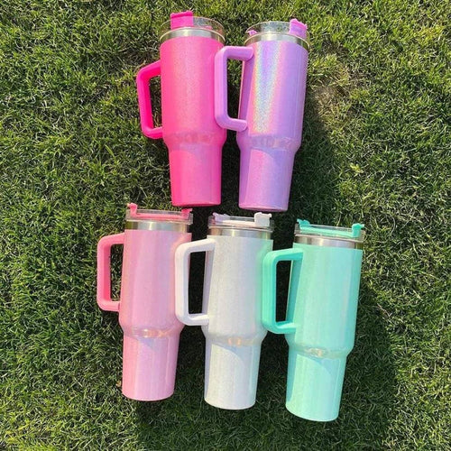 40Oz shimmer colour Stainless steel cup