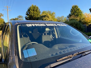 Off-road babes 4x4 windscreen sticker