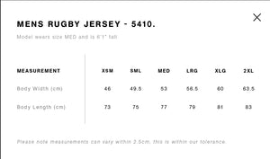 Unisex Rugby Jersey