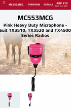 Load image into Gallery viewer, Pink heavy duty microphone