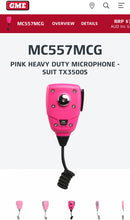 Load image into Gallery viewer, Pink heavy duty microphone MC557MCG