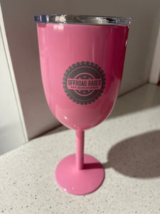 Wine cup baby pink