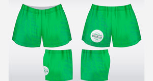 Green footy shorts