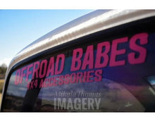 Load image into Gallery viewer, Off-road babes 4x4 accessories windscreen stickers